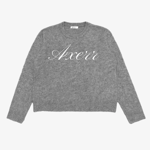 Gray Mohair Sweater